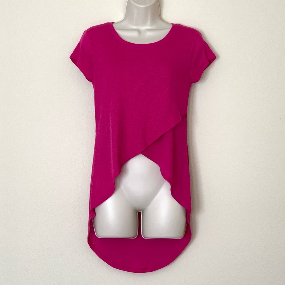 Express High Low Wrap Front Top